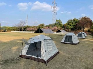 OFEIS德国全自动帐篷3-4人天幕帐篷户外露营防雨过夜速开帐篷