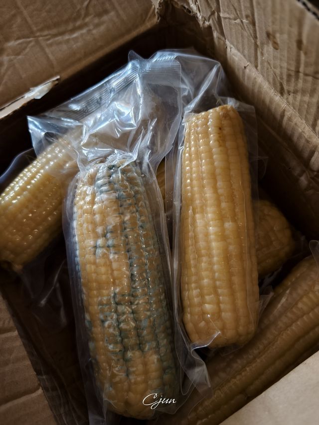 翡翠玉米实在没办法