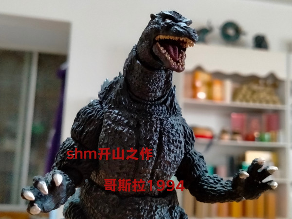 万代shm的开山之作哥斯拉1994玩具分享