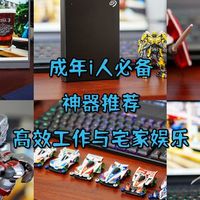 成年i人必备！高效工作与宅家娱乐神器推荐