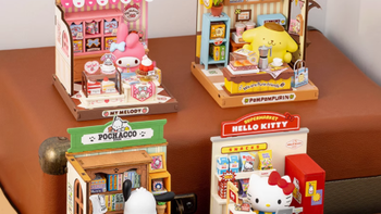 TOP TOY 若来三丽鸥 mini 系列凯蒂猫积木：点亮少女心的梦幻之礼