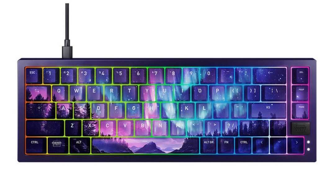 樱桃发布 MX Northern Light 极光轴、以及 K5V2 机械键盘和 GP6 鼠标垫