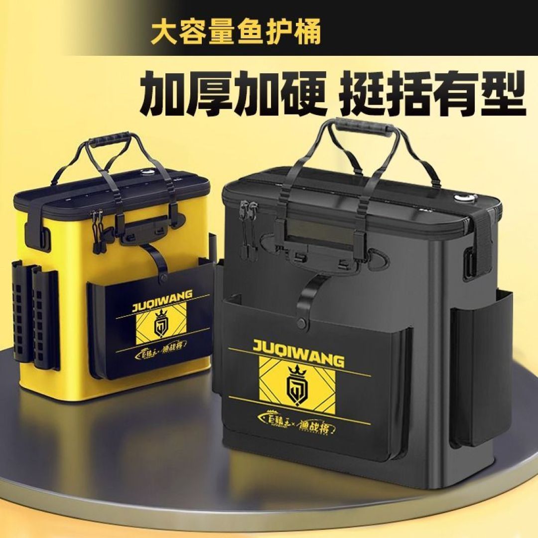 钓鱼爱好者的必备神器 钓鱼桶渔具包一体设计