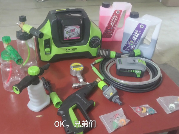 绿田分体式锂电洗车机！绿田40v t5Pro 真实压力测试 真实流量测试！真实pa测试！流量描述一致！就是压力描述有点不一样！非官方数据！测试结果仅供参考！！！