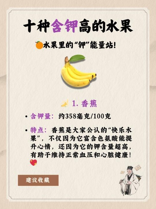 🍊水果里的“钾”能量站你吃对了吗？🍎