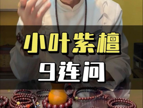 不废话系列，小叶紫檀9连问