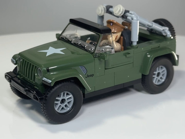 COBI 现代都市 1/35 JEEP牧马人 吉普车 积木玩具 酷陛积木 24095