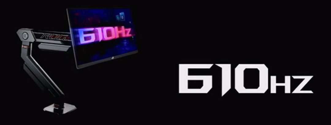 华硕发布 ROG“绝梦”24支架版显示器,610Hz 超高刷、液压支臂、ELMB 2.0 抗运动模糊