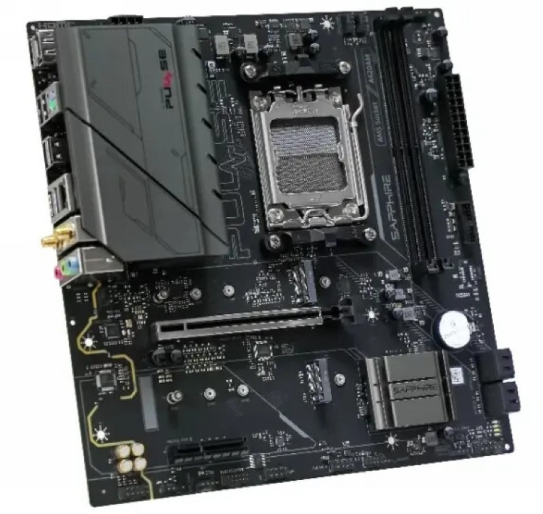 蓝宝石发布 PULSE 脉动 A620AM WIFI 主板,支持 Ryzen 9000X 锐龙、WIFI6 无线