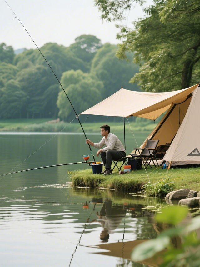 露营钓鱼还能这么玩！