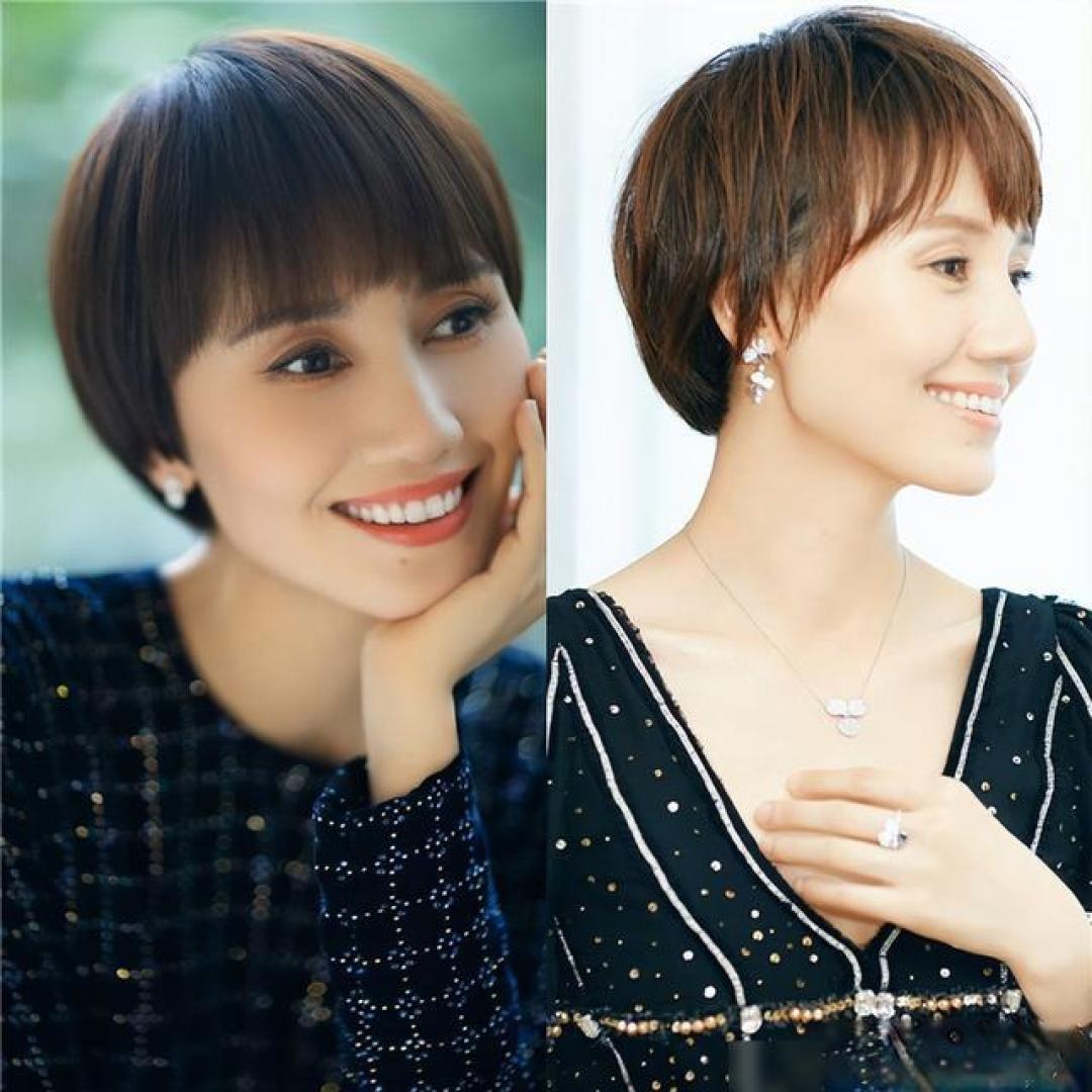 中年女性短发指南:跟袁泉学三招,发际线后移也能美出高级感