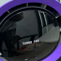 酷盟桌面风扇办公室静音小型七羽螺旋循环扇叶-更强飓风-降噪轻音