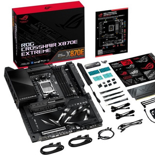 华硕发布 ROG CROSSHAIR X870E EXTREME 顶级主板、带屏显、热管M.2 散热器