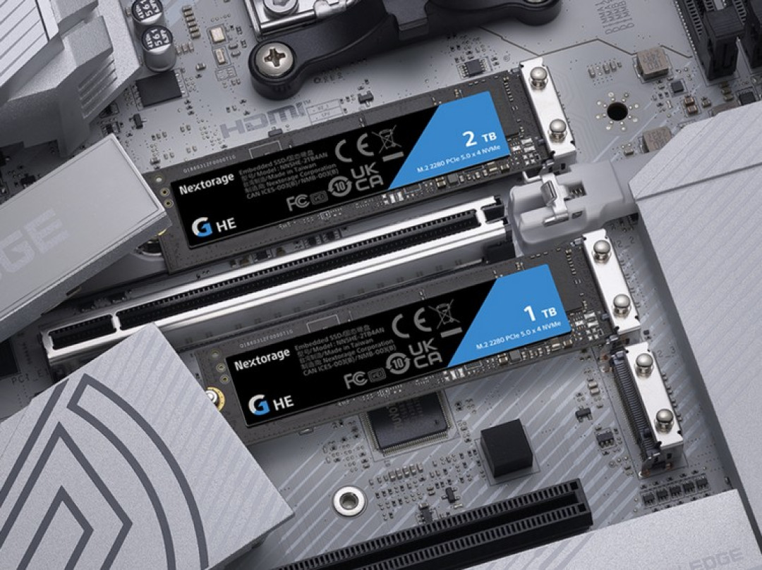 Nextorage 发布 G 系列 HE 固态硬盘，群联主控、10GB/s读速