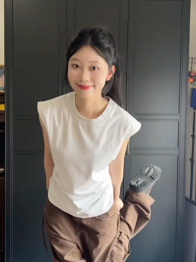 Massimo Dutti 含棉时尚设计感双排扣高腰开叉A字半截中长裙