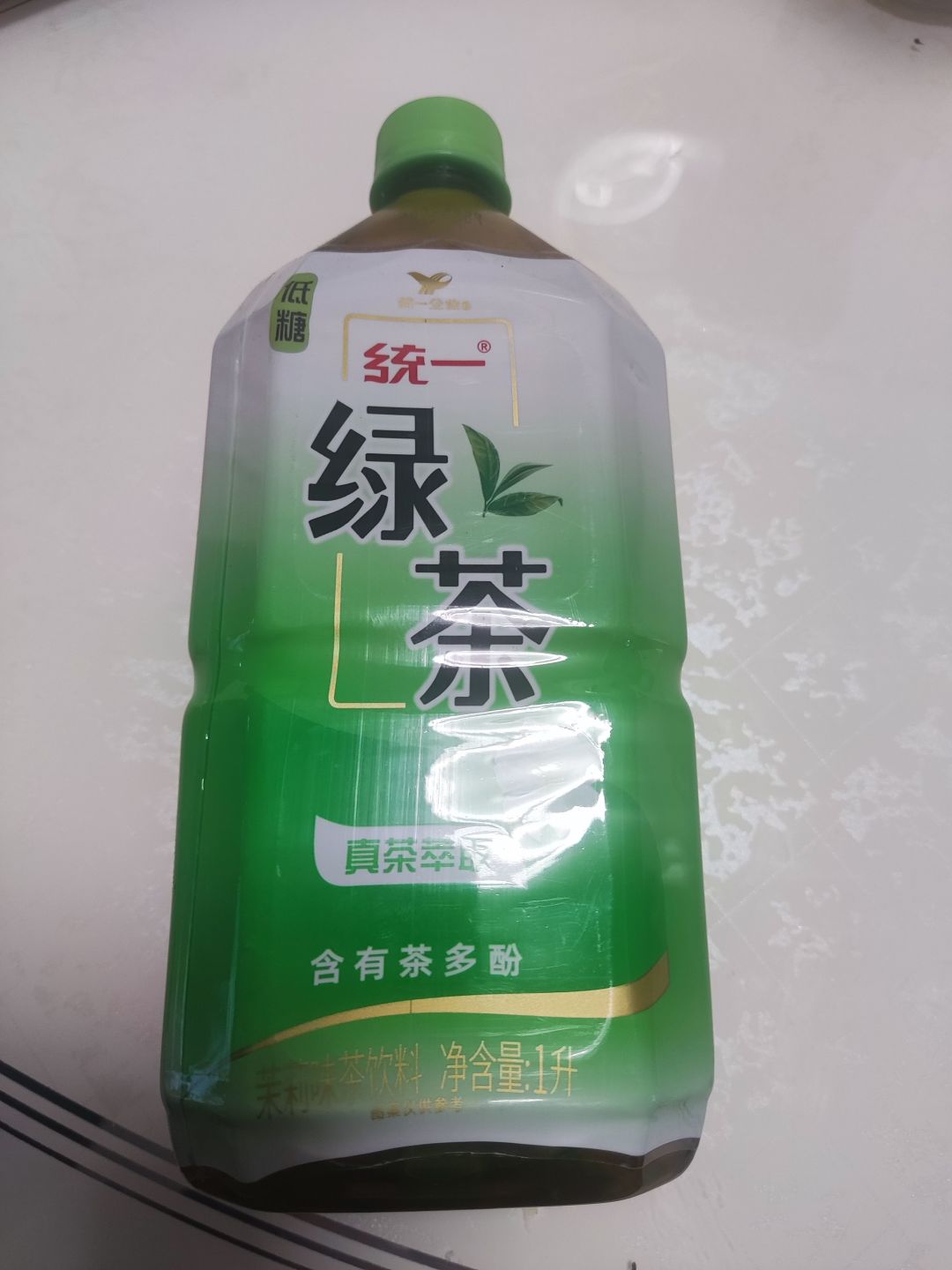 夏天打工人的统一绿茶1升装