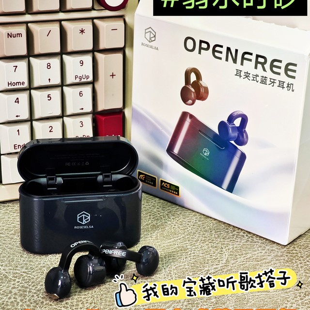 我的宝藏听歌搭子——弱水时砂Open Free开放式耳夹耳机体验分享