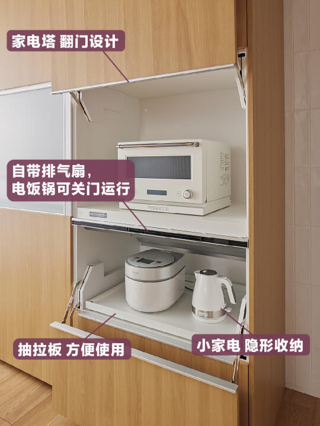 小厨房逆袭指南:3大隐形扩容术+黄金动线设计,收纳颜值两不误