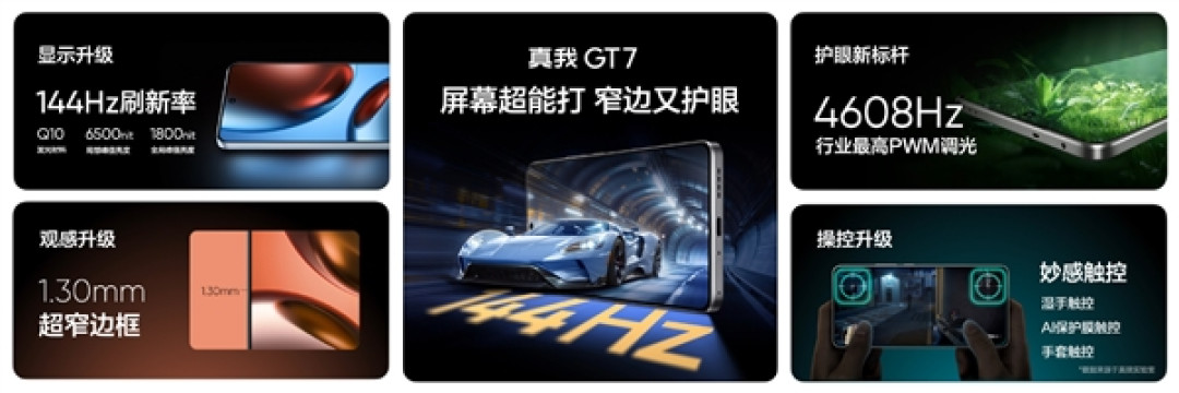 国补价2210元起!真我GT7发布:天玑9400+配7200mAh性能续航双冠王