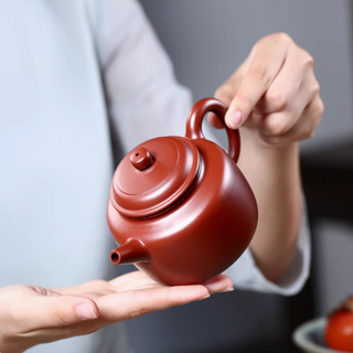 畅陶旗舰店李晓璐鸡血大红袍紫砂壶，开启非凡品茗之旅