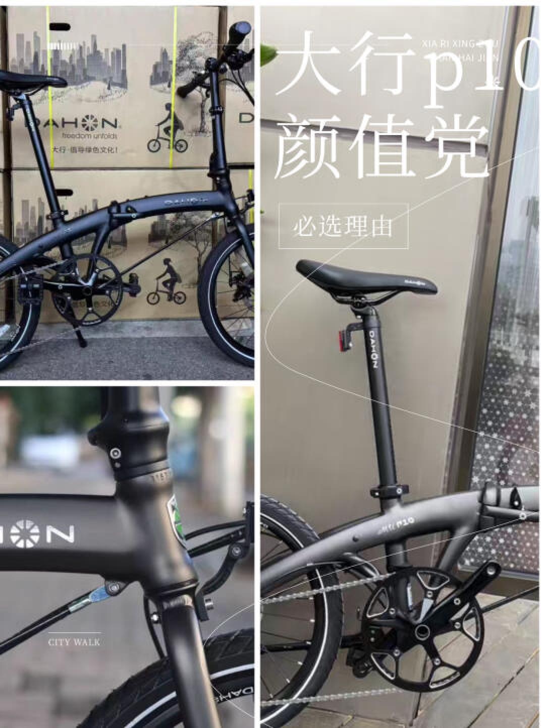油压碟刹+10速变速!大行P10折叠车如何重新定义城市骑行体验?
