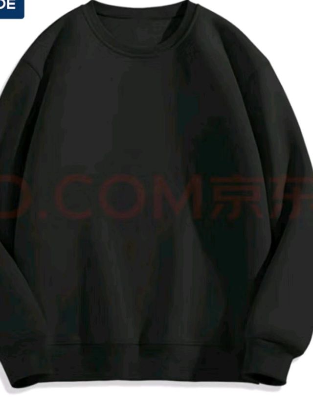 GENIOLAMODE卫衣男日系纯色休闲圆领套头上衣宽松舒适百搭长袖