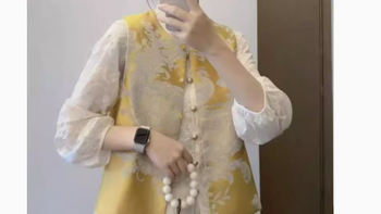 嘉菲梦娜旗舰店 | 新中式国风刺绣两面穿马甲，解锁春日独特魅力
