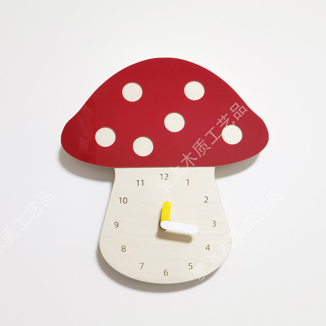 蘑菇钟表也太可爱了吧！🍄