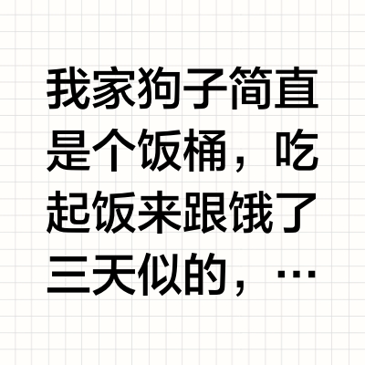 选狗粮还是得看老爸评测