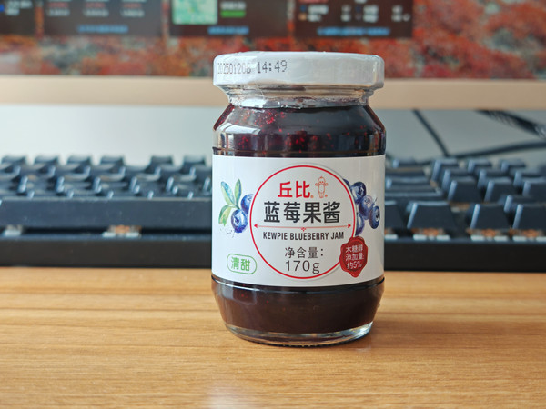 丘比蓝莓果酱170g确实切片面包好搭档