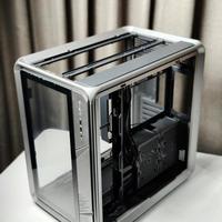 全铝狂魔！乔思伯BO400海景房机箱拆解：能换3块玻璃的散热怪兽