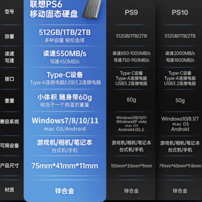 联想移动硬盘