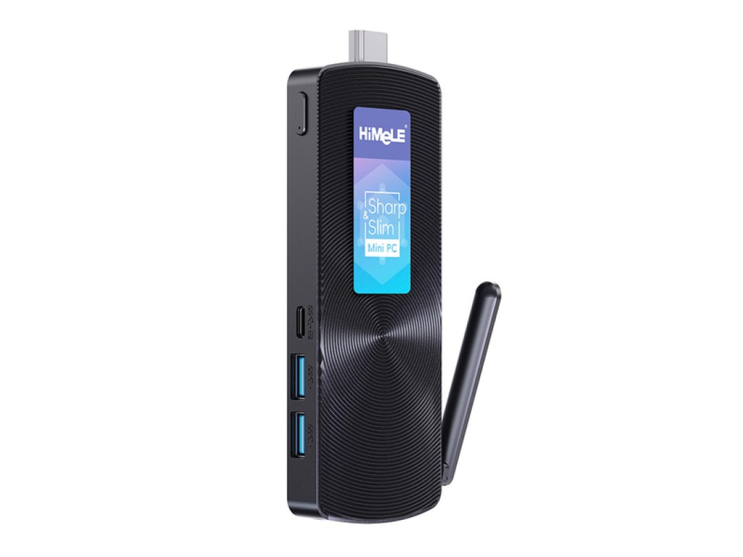 HiMeLE PCG02 电脑棒（迷你主机），英特尔N100、被动散热，丰富扩展