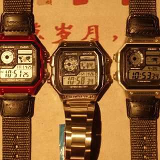 这个卡西欧手表太热门了,我把仿的集齐给大家看看区别,注意避坑