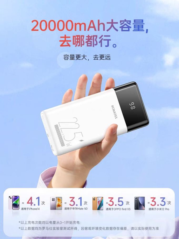 罗马仕移动电源