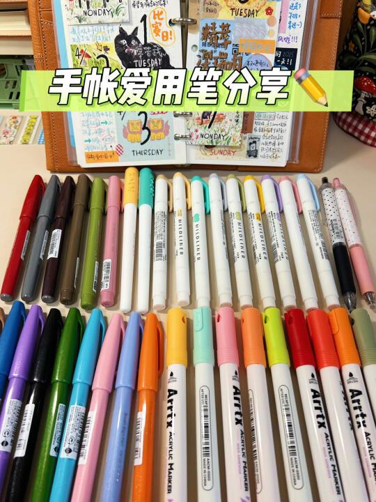 pdd无限回购~经常使用的✏️手帐用笔大分享！