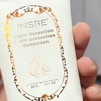 英国 INSRE 隔离遮瑕三合一美白防晒霜：军训户外的防晒好选择