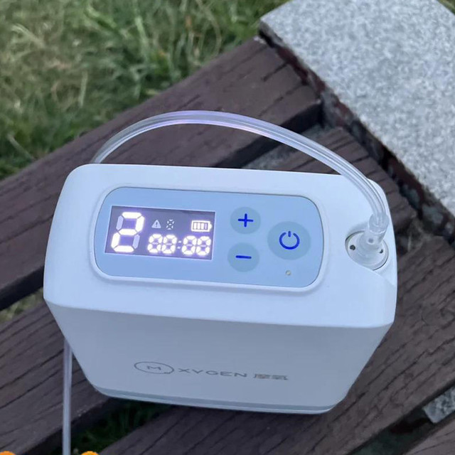 摩氧MO-5A便携制氧机，老人出门散步的好帮手 