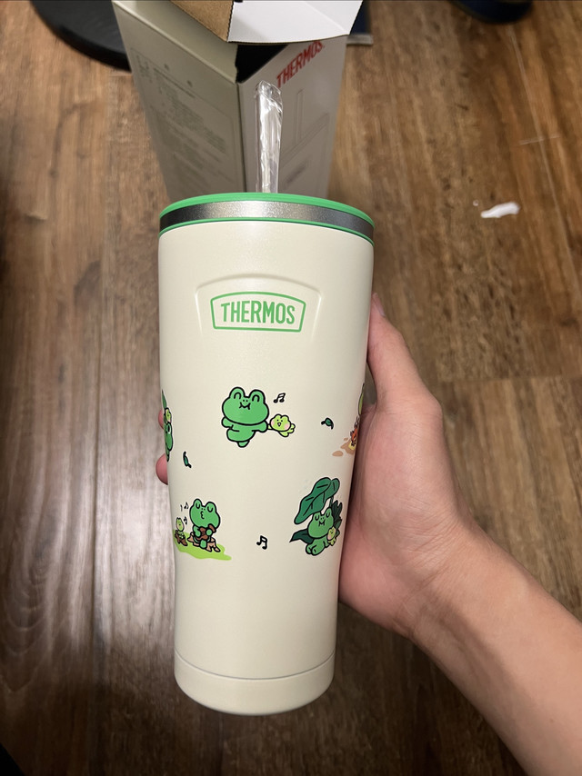 膳魔师linefriends保温杯 冰霸杯 开箱分享