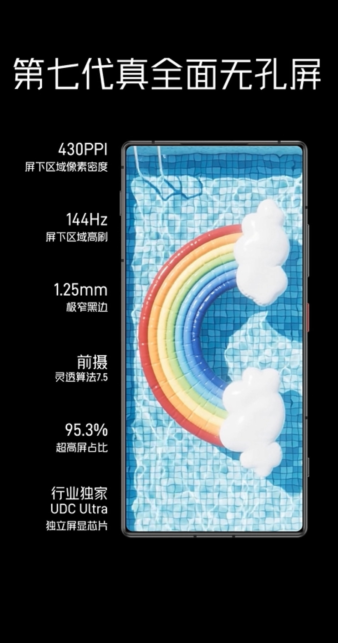 最美直板旗舰!努比亚Z70S Ultra摄影师版搭载第七代真全面屏:消灭挖孔刘海