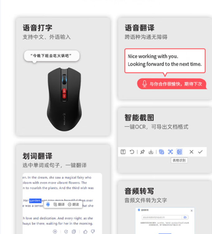 科大讯飞鼠标