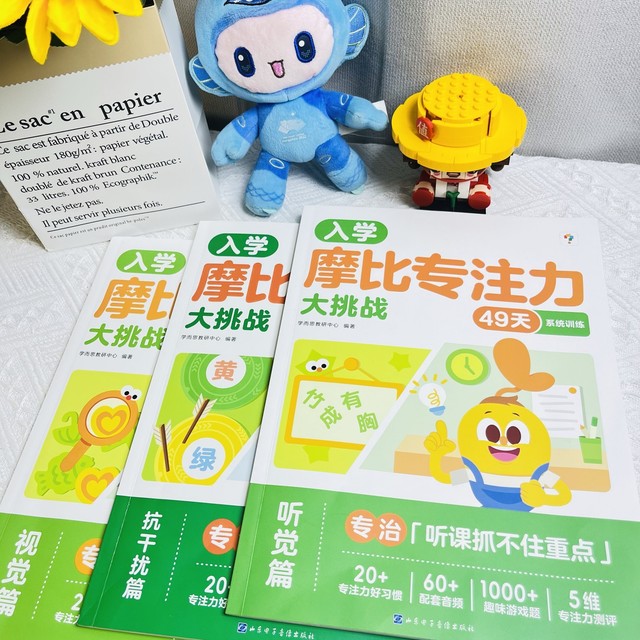 孩子专注力不佳？可以试试这套《摩比专注力大挑战》