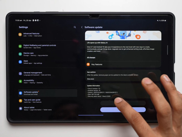 适用于三星Galaxy Tab S10、S9、S8、S9 FE等设备的One UI 7。新功能！