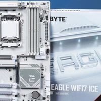 技嘉B850 EAGLE WIFI7 ICE图赏：高性价比纯白ATX主板