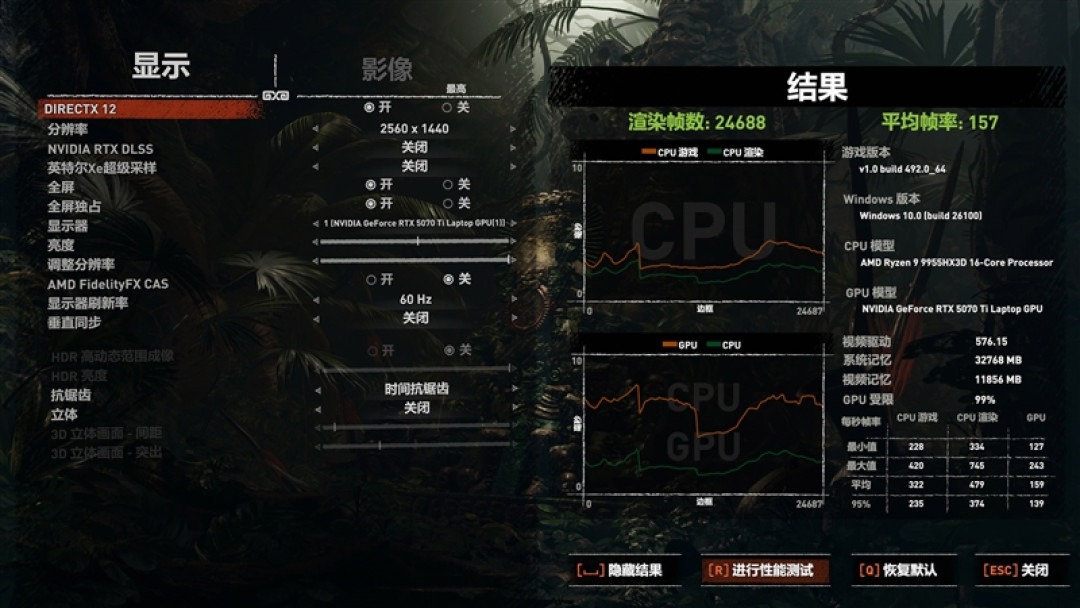 最适合高性能游戏本的锐龙9 9955HX3D!ROG魔霸9评测