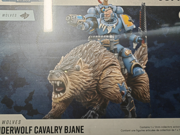 Joytoy 暗源 战锤40K 太空野狼 雷狼骑兵 巴贾耐兄弟 1/18 兵人