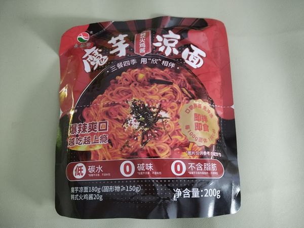 魔芋凉面火鸡面200g
