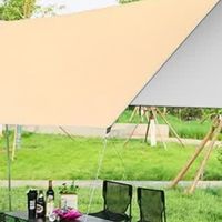 贝傅特便携式银胶天幕帐篷：户外露营的实用好帮手