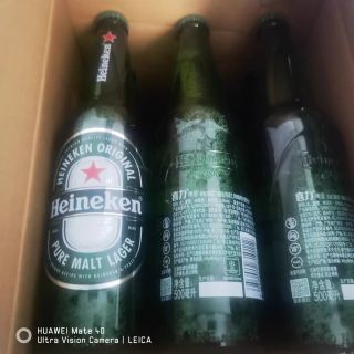 🍻喜力欧冠限定包装！500ml大瓶装整箱囤货太爽了！