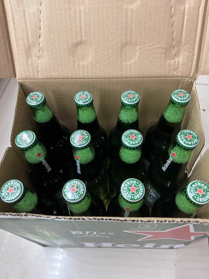 喜力啤酒怎么样 🍻喜力欧冠限定包装!500ml大瓶装整箱囤货太爽了!